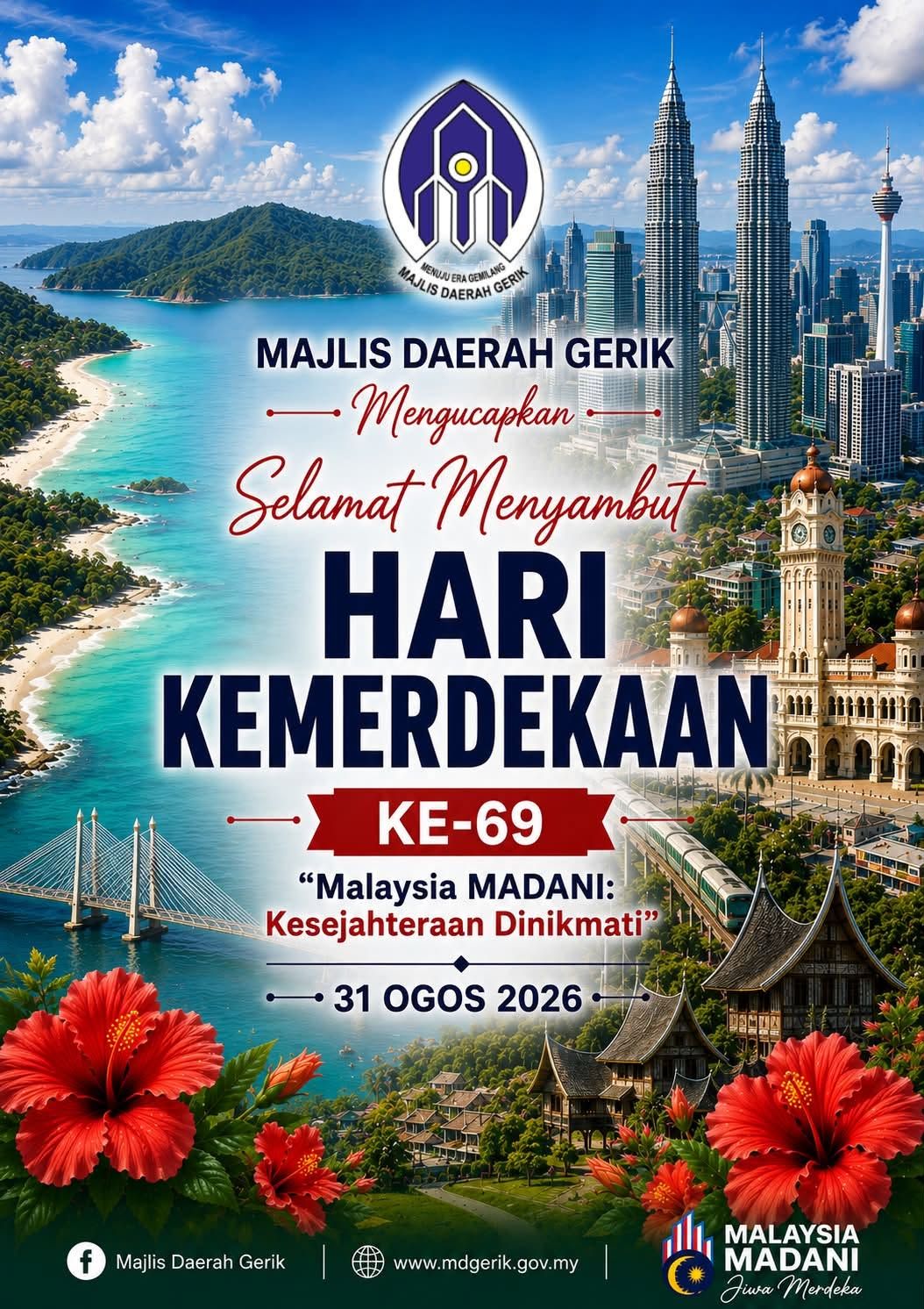 🇲🇾SELAMAT MENYAMBUT HARI KEMERDEKAAN KE-69🇲🇾