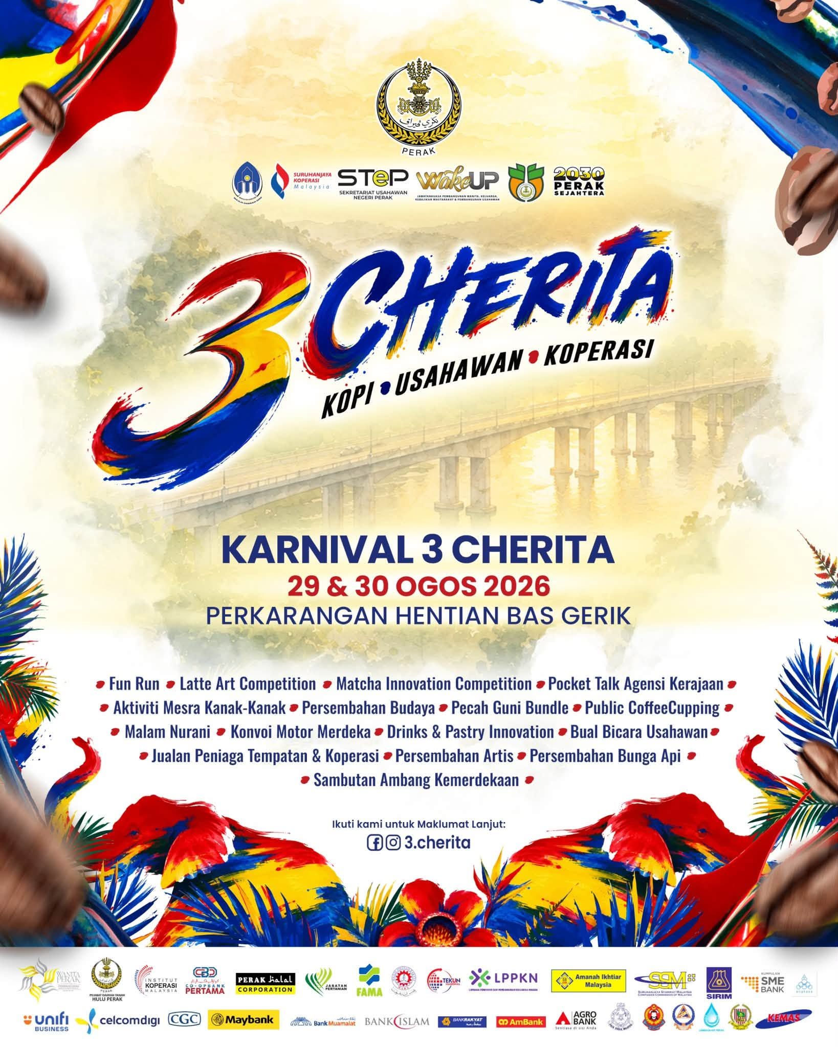 KARNIVAL 3 CHERITA (KOPI. USAHAWAN. KOPERASI) TAHUN 2026