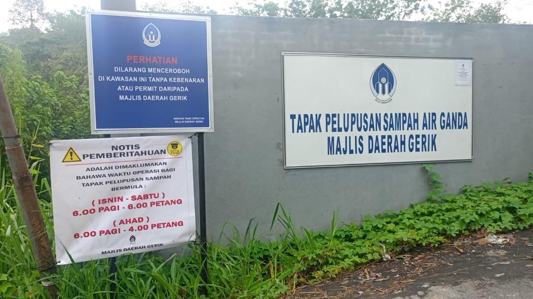 🚨AMARAN PEMATUHAN WAKTU OPERASI TAPAK PELUPUSAN SAMPAH JALAN AIR GANDA🚨